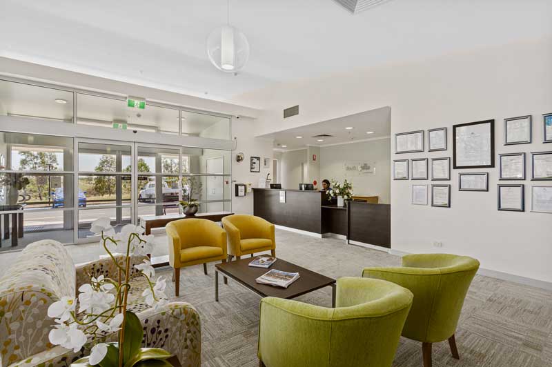 Doutta Galla Avondale - reception area and waiting room